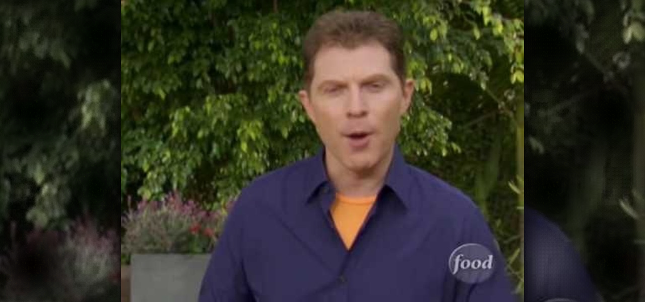 Bobby Flay prepares Red Wine Barbecue Salmon